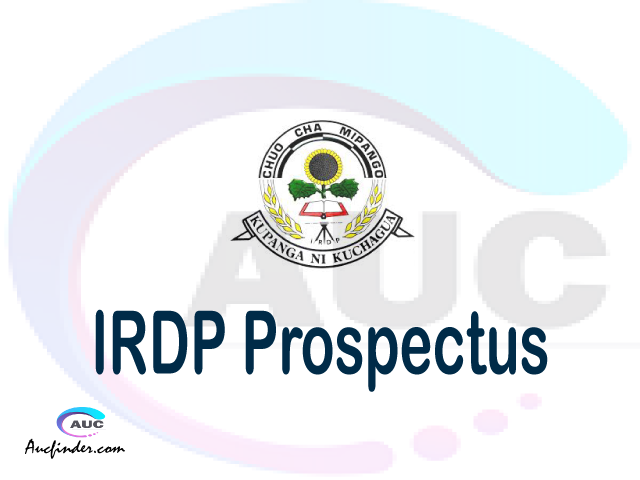 IRDP prospectus 2021/2022 IRDP prospectus 2021 pdf IRDP prospectus postgraduate IRDP undergraduate prospectus 2021/2022