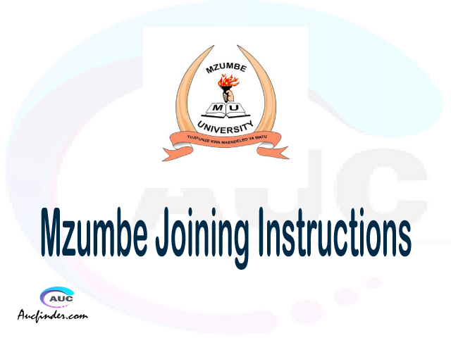 MZUMBE joining instruction pdf 2021/2022 MZUMBE joining instruction pdf MZUMBE joining instruction 2021 Joining Instruction MZUMBE 2021 Mzumbe University joining instructions
