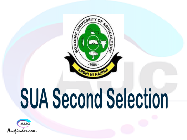 Find SUA second selection - SUA second round selected applicants - SUA second round selection, SUA selected applicants second round, SUA second round selected students