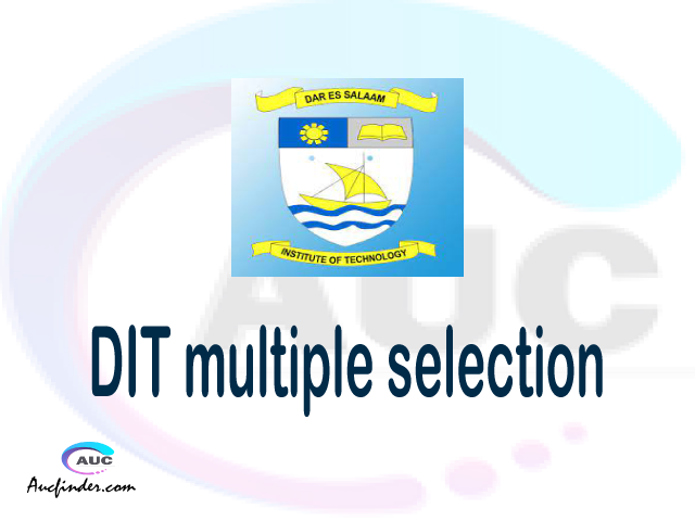 DIT Multiple selection, DIT multiple selected applicants, multiple selection DIT, DIT multiple Admission, DIT Applicants with multiple selection