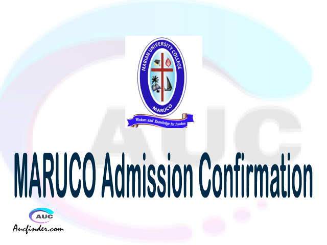 MARUCO confirmation code, how to confirm MARUCO admission, MARUCO confirm admission, MARUCO verification code, MARUCO TCU confirmation code - confirm your admission at the Marian University College MARUCO