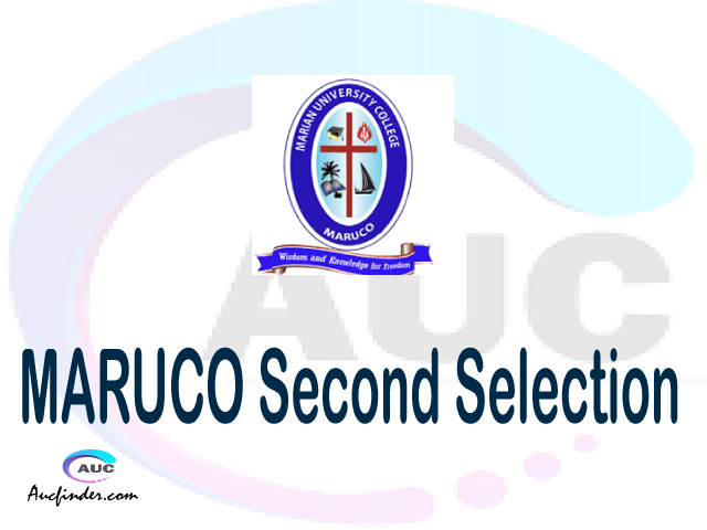 Find MARUCO second selection - MARUCO second round selected applicants - MARUCO second round selection, MARUCO selected applicants second round, MARUCO second round selected students
