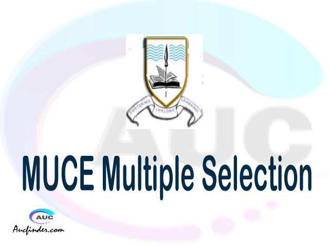 MUCE Multiple selection, MUCE multiple selected applicants, multiple selection MUCE, MUCE multiple Admission, MUCE Applicants with multiple selection