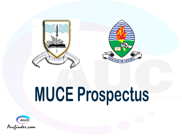 MUCE prospectus 2021/2022 MUCE prospectus 2021 pdf MUCE prospectus postgraduate MUCE undergraduate prospectus 2021/2022