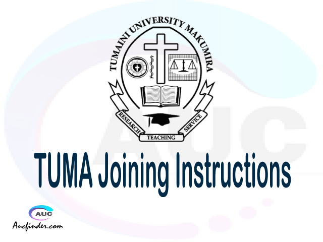 TUMA joining instructions pdf TUMA joining instructions pdf TUMA joining instruction Joining Instruction TUMA Tumaini University Makumira joining instructions