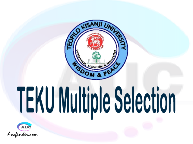 TEKU Multiple selection, TEKU multiple selected applicants, multiple selection TEKU, TEKU multiple Admission, TEKU Applicants with multiple selection
