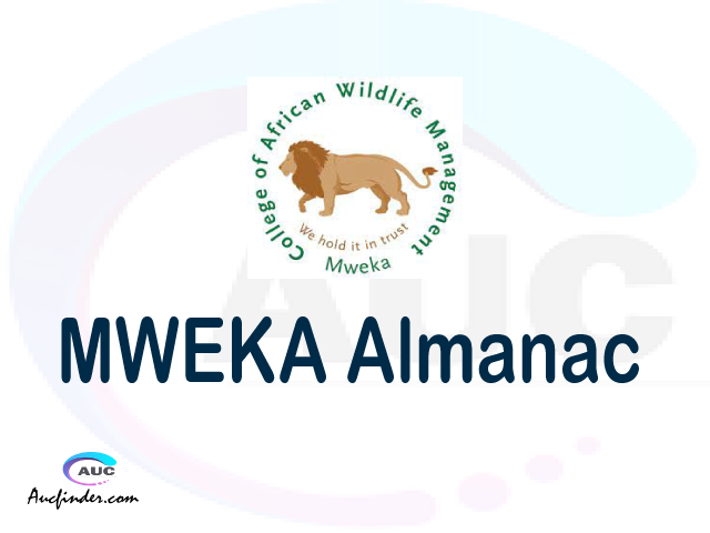 CAWM MWEKA almanac College of African Wildlife Management almanac College of African Wildlife Management (CAWM MWEKA) almanac College of African Wildlife Management CAWM MWEKA almanac Download College of African Wildlife Management almanac