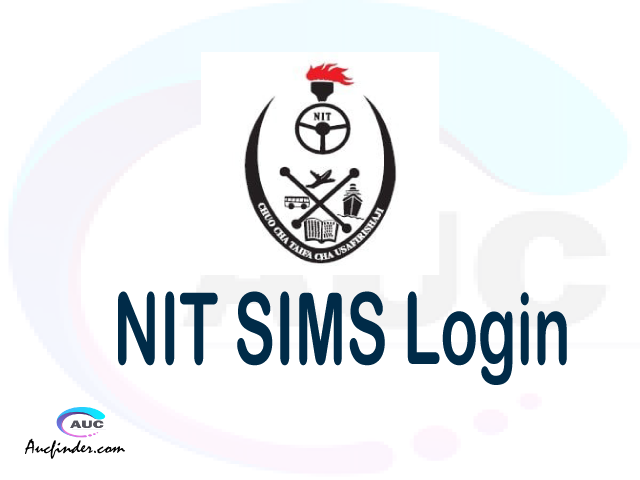 NIT SIMS, National Institute of Transport Student Information Management System, NIT login account My account, NIT login account, NIT login, NIT SIMS NIT login, NIT login to My account Login