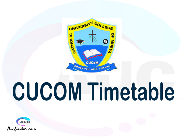 CUCOM timetable, CUCOM timetable second semester, ESRMS CUCOM timetable semester 2, Second Semester time table, second semester time table,