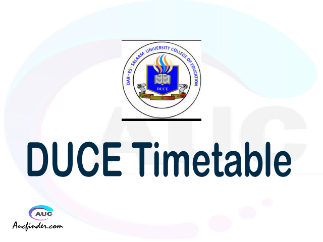 DUCE timetable, DUCE timetable second semester, ARIS DUCE timetable semester 2, Second Semester time table, second semester time table,