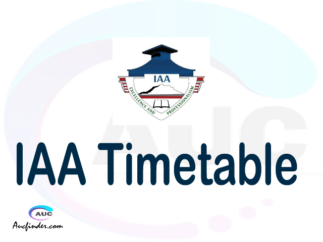 IAA timetable, IAA timetable second semester, ISMS IAA timetable semester 2, Second Semester time table, second semester time table,