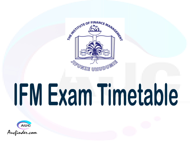 IFM Examination Time Table-, IFM UE timetable, UE timetable IFM, IFM supplementary timetable, IFM UE timetable second semester, IFM supplementary timetable