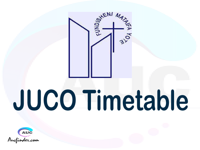 JUCO timetable, JUCO timetable second semester, SIMS JUCO timetable semester 2, Second Semester time table, second semester time table,