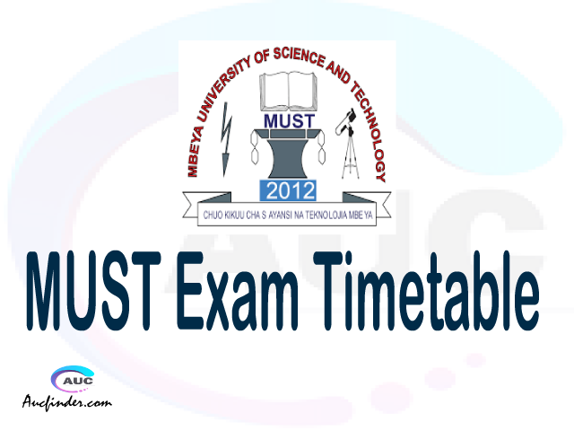 MUST Examination Time Table-, MUST UE timetable, UE timetable MUST, MUST supplementary timetable, MUST UE timetable second semester, MUST supplementary timetable