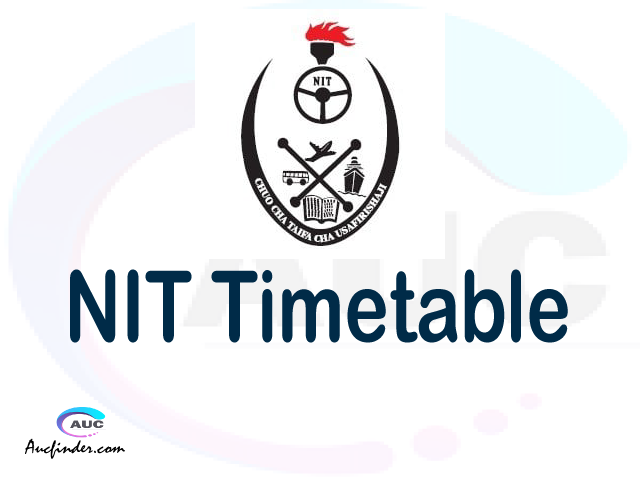 NIT timetable, NIT timetable second semester, SIMS NIT timetable semester 2, Second Semester time table, second semester time table,