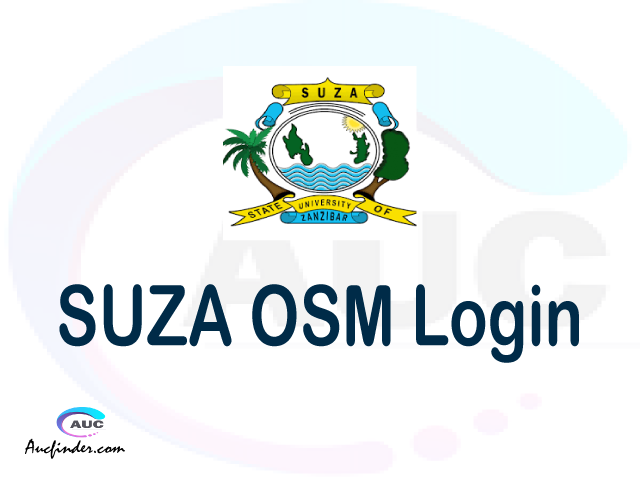 SUZA OSM, State University of Zanzibar Student Information Management System, SUZA login account My account, SUZA login account, SUZA login, SUZA OSM SUZA login, SUZA login to My account Login