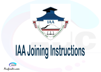 IAA joining instruction pdf IAA joining instruction pdf IAA joining instruction Joining Instruction IAA Institute of Accountancy Arusha joining instructions