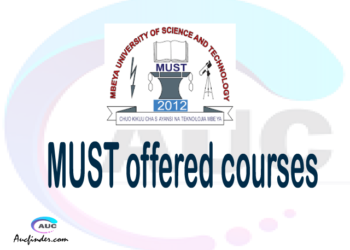 MUST courses 2021, Mbeya University of Science and Technology offered courses, MUST courses and requirements, kozi za chuo kikuu cha Mbeya University of Science and Technology, MUST diploma certificate Undergraduate degree and postgraduate courses
