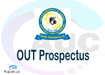 OUT prospectus 2021/2022 OUT prospectus 2021 pdf OUT prospectus postgraduate OUT undergraduate prospectus 2021/2022