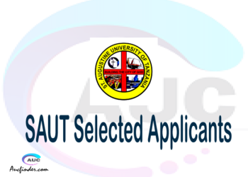 SAUT selected applicants 2021/22 pdf, Majina ya waliochaguliwa St. Augustine University of Tanzania, St. Augustine University of Tanzania selected applicants, St. Augustine University of Tanzania SAUT Selected candidates 2021, St. Augustine University of Tanzania SAUT Selected students