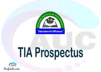 TIA prospectus 2021/2022 TIA prospectus 2021 pdf TIA prospectus postgraduate TIA undergraduate prospectus 2021/2022