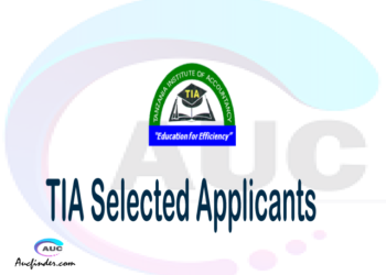 TIA selected applicants 2021/22 pdf, Majina ya waliochaguliwa Tanzania Institute of Accountancy, Tanzania Institute of Accountancy selected applicants, Tanzania Institute of Accountancy TIA Selected candidates 2021, Tanzania Institute of Accountancy TIA Selected students