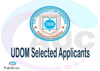 UDOM selected applicants 2021/22 pdf, Majina ya waliochaguliwa University of Dodoma, University of Dodoma selected applicants, University of Dodoma UDOM Selected candidates 2021, University of Dodoma UDOM Selected students
