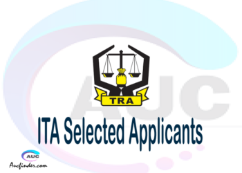 Institute of Tax Administration ITA Selected applicants