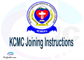 KCMC joining instruction pdf 2021/2022 KCMC joining instruction pdf KCMC joining instruction 2021 Joining Instruction KCMC 2021 Kilimanjaro Christian Medical College joining instructions