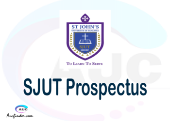 SJUT prospectus 2021/2022 SJUT prospectus 2021 pdf SJUT prospectus postgraduate SJUT undergraduate prospectus 2021/2022