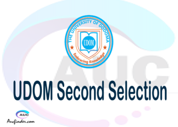 Find UDOM second selection - UDOM second round selected applicants - UDOM second round selection, UDOM selected applicants second round, UDOM second round selected students