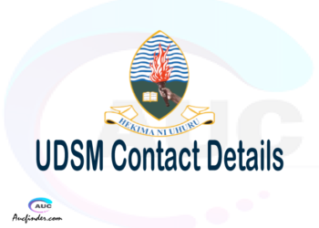 UDSM Contact Address UDSM phone number UDSM address University of Dar es Salaam contact address University of Dar es Salaam contact