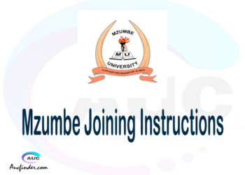 MZUMBE joining instruction pdf 2021/2022 MZUMBE joining instruction pdf MZUMBE joining instruction 2021 Joining Instruction MZUMBE 2021 Mzumbe University joining instructions
