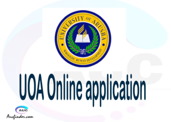UOA online application, University of Arusha UOA online application, UOA Online application 2021/2022, UOA application 2021/2022, University of Arusha UOA admission