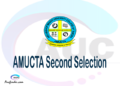 Find AMUCTA second selection - AMUCTA second round selected applicants - AMUCTA second round selection, AMUCTA selected applicants second round, AMUCTA second round selected students