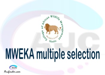 CAWM MWEKA Multiple selection, CAWM MWEKA multiple selected applicants, multiple selection CAWM MWEKA, CAWM MWEKA multiple Admission, CAWM MWEKA Applicants with multiple selection