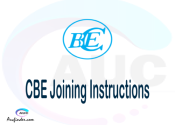 CBE joining instructions pdf CBE joining instructions pdf CBE joining instruction Joining Instruction CBE College of Business Education joining instructions
