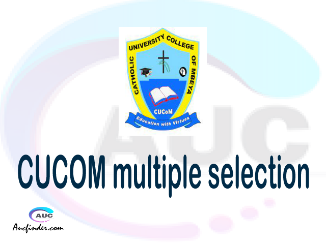 CUCOM Multiple selection, CUCOM multiple selected applicants, multiple selection CUCOM, CUCOM multiple Admission, CUCOM Applicants with multiple selection