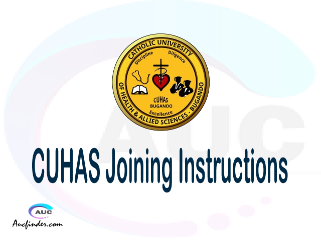 CUHAS joining instructions pdf CUHAS joining instructions pdf CUHAS joining instruction Joining Instruction CUHAS Catholic University of Health and Allied Sciences joining instructions