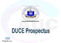 DUCE prospectus 2021/2022 DUCE prospectus 2021 pdf DUCE prospectus postgraduate DUCE undergraduate prospectus 2021/2022