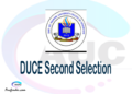 Find DUCE second selection - DUCE second round selected applicants - DUCE second round selection, DUCE selected applicants second round, DUCE second round selected students