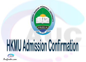HKMU confirmation code, how to confirm HKMU admission, HKMU confirm admission, HKMU verification code, HKMU TCU confirmation code - confirm your admission at the Hubert Kairuki Memorial University HKMU