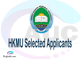 HKMU Selected applicants