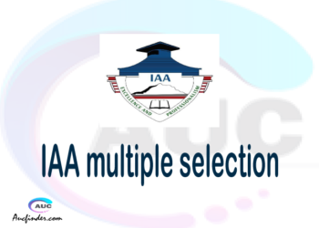 IAA Multiple selection, IAA multiple selected applicants, multiple selection IAA, IAA multiple Admission, IAA Applicants with multiple selection