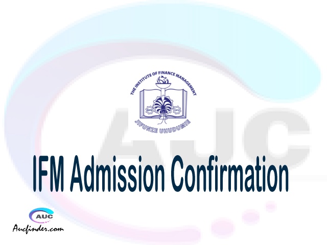 IFM selected applicants 2024/24 pdf | Institute of Finance Management ...