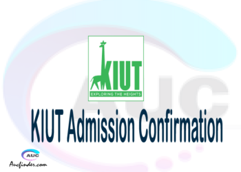 KIUT confirmation code, how to confirm KIUT admission, KIUT confirm admission, KIUT verification code, KIUT TCU confirmation code - confirm your admission at the Kampala International University in Tanzania KIUT