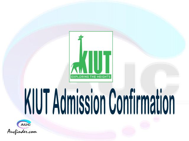 KIUT confirmation code, how to confirm KIUT admission, KIUT confirm admission, KIUT verification code, KIUT TCU confirmation code - confirm your admission at the Kampala International University in Tanzania KIUT