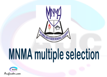 MNMA Multiple selection, MNMA multiple selected applicants, multiple selection MNMA, MNMA multiple Admission, MNMA Applicants with multiple selection