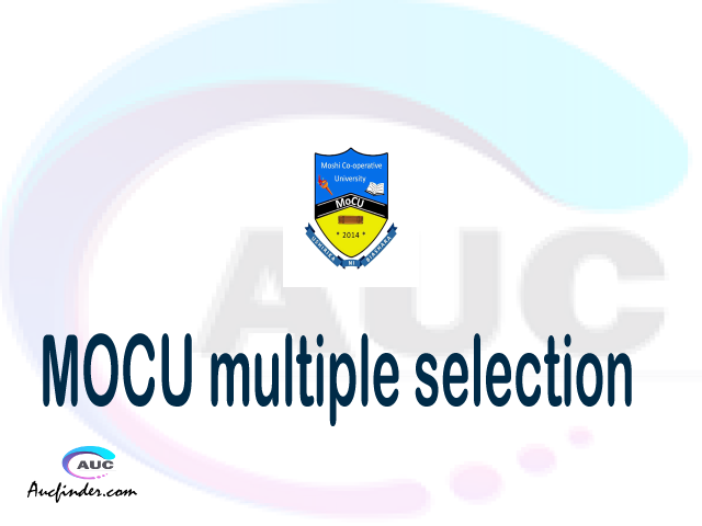 MOCU Multiple selection, MOCU multiple selected applicants, multiple selection MOCU, MOCU multiple Admission, MOCU Applicants with multiple selection