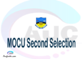 Find MOCU second selection - MOCU second round selected applicants - MOCU second round selection, MOCU selected applicants second round, MOCU second round selected students